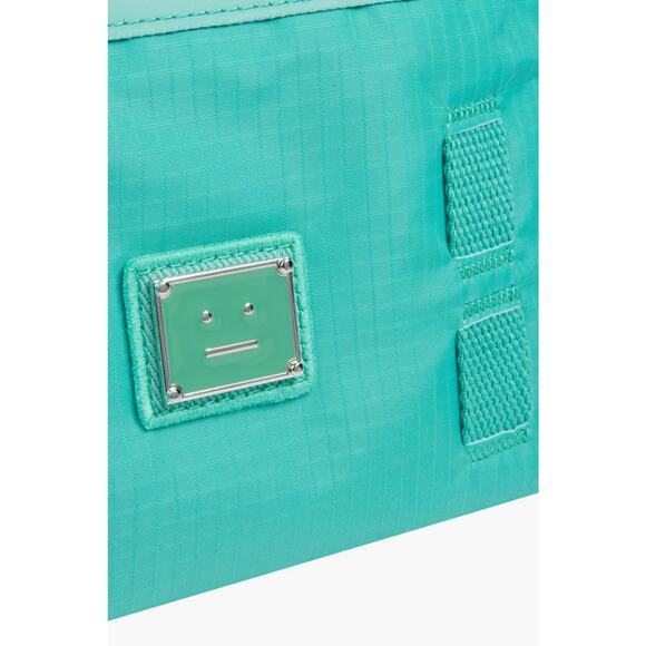 Acne Studios Mesh-paneled Ripstop Shoulder Bag - One Size - Jade - Picture 3 of 3